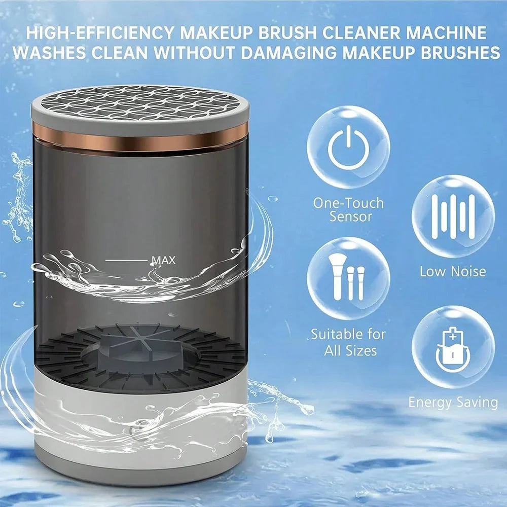 Revolutionary Automatic Makeup Brush Cleaner & Dryer - Effortless Cleaning for Flawless Beauty