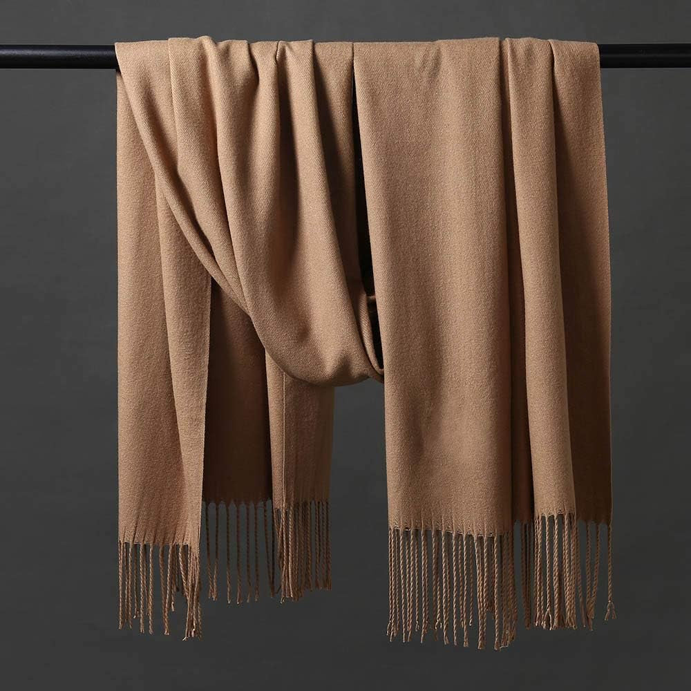 Womens Thick Oversized Pashmina Shawl Wrap Scarves Soft Winter Warm Blanket