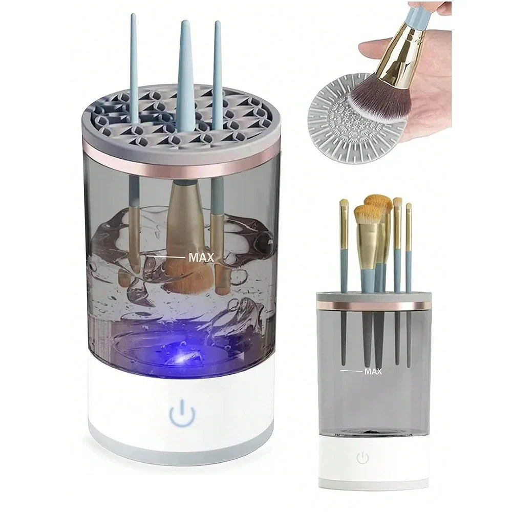 Revolutionary Automatic Makeup Brush Cleaner & Dryer - Effortless Cleaning for Flawless Beauty