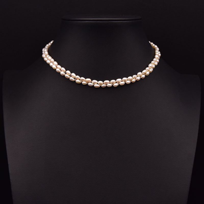 Women'S Fashion Natural Freshwater Pearl Tassel Necklace