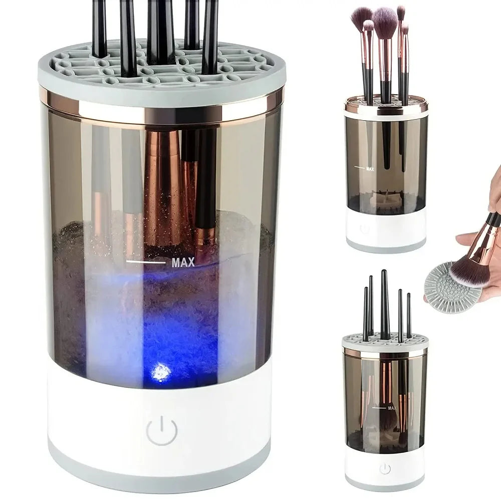 Revolutionary Automatic Makeup Brush Cleaner & Dryer - Effortless Cleaning for Flawless Beauty