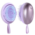 Rechargeable Electric Scalp Massager with Anion Technology – Portable Head Massager for Ultimate Relaxation and Frizz Control (Purple)