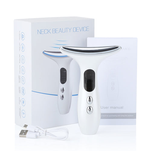 Revitalize Your Skin with the Neck Beauty Instrument - Advanced Color Light Therapy for Lifting and Tightening